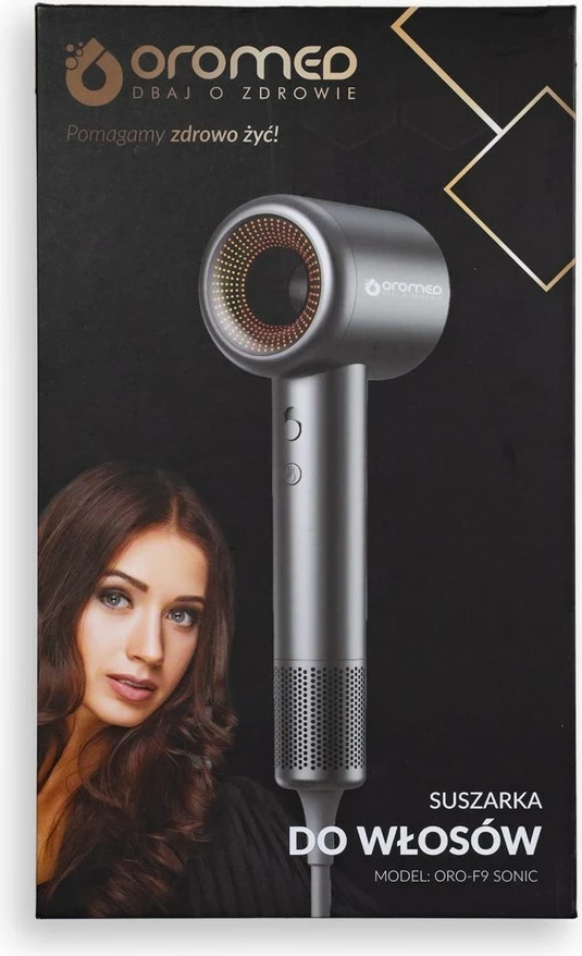 Sušilec za lase Oromed ORO-F9 SONIC, 1600 W, siv