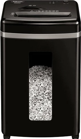 Mikrorezalnik Fellowes Powershred 450M, 22 L, 9 listov, črn