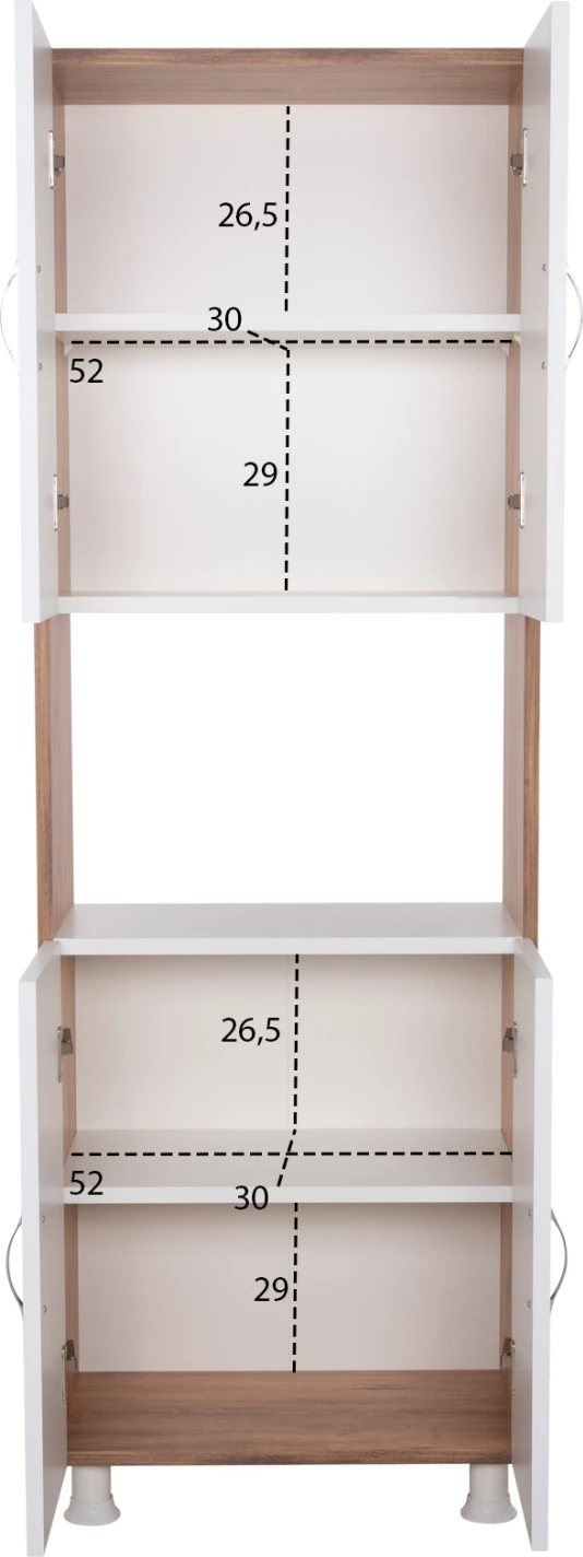 Kuhinjsko pohištvo/omara RAD FH18196.04 melamin v naravni barvi-beli 55,5x32x165H cm