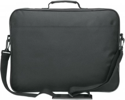 Torba za prenosnik MANHATTAN Cambridge Clamshell 17,3 in, črna