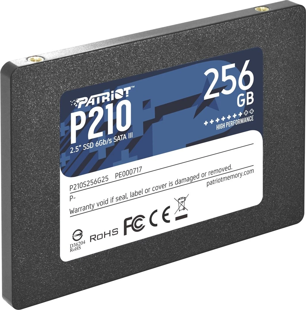 SSD 2,5" 256 GB Patriot Memory P210, Serial ATA III