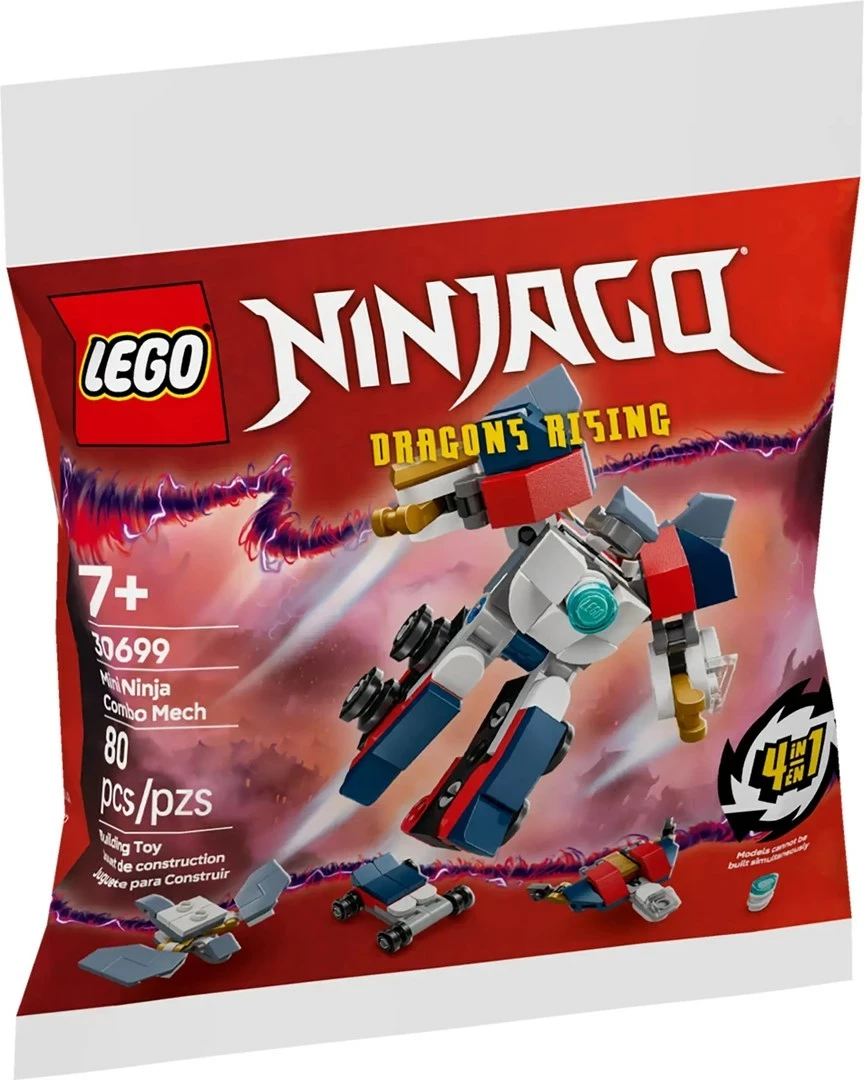 Mini Ninja Combo Mech, LEGO NINJAGO 30699, 80 kosov