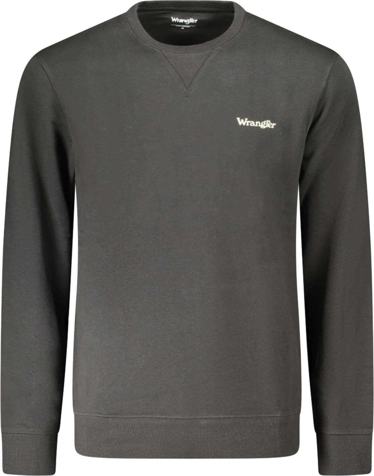 Pulover z zadrgo za moške Wrangler, črn