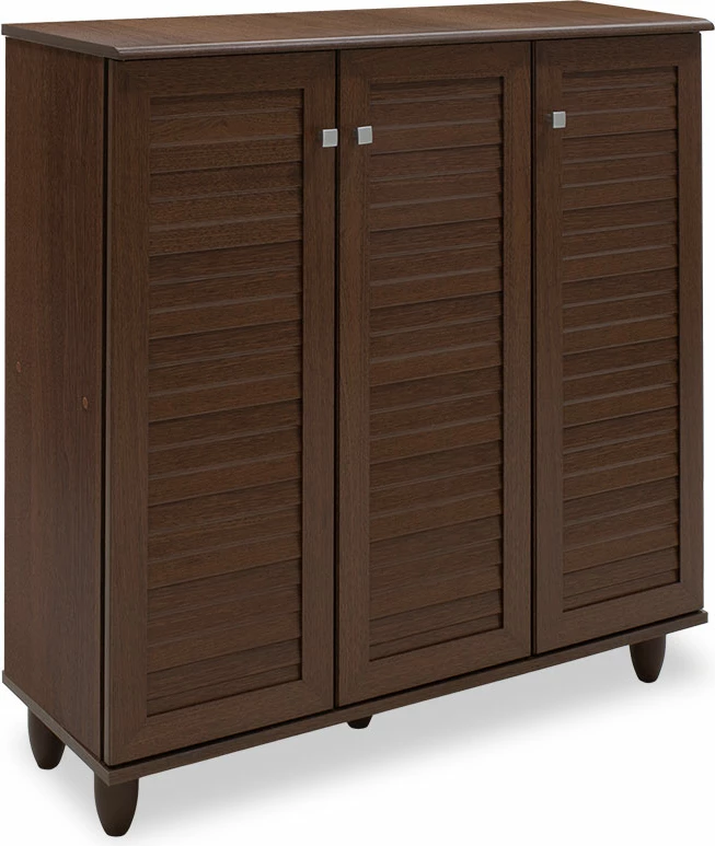 Omara za čevlje SANTO 16 parov, oreh, 89,5x34,5x91,5 cm