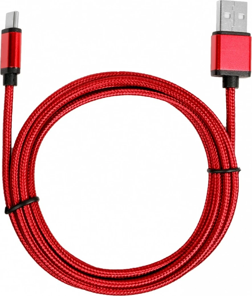 USB kabel USB na USB Type-C TB AKTBXKUCSBA150M, 1,5 m, rdeč (Ruby)
