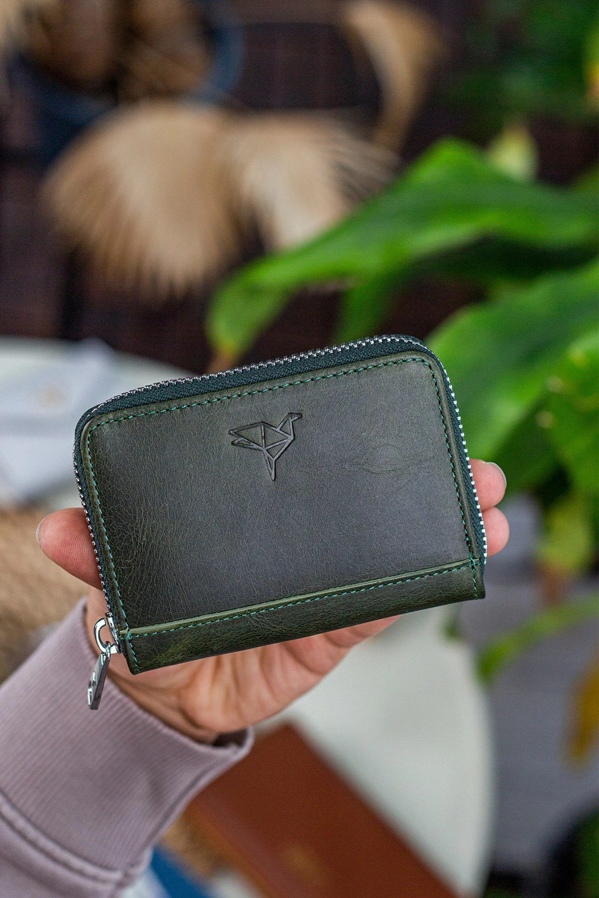 Uniseks denarnica, Zoozie Bags Sydney, zelena