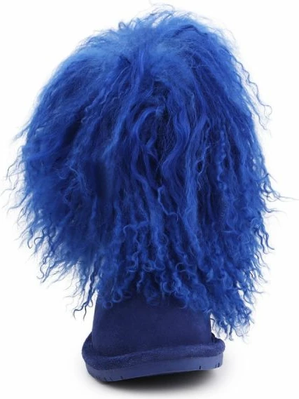 Visoke dekliške čevlje BearPaw, kobaltnomodre
