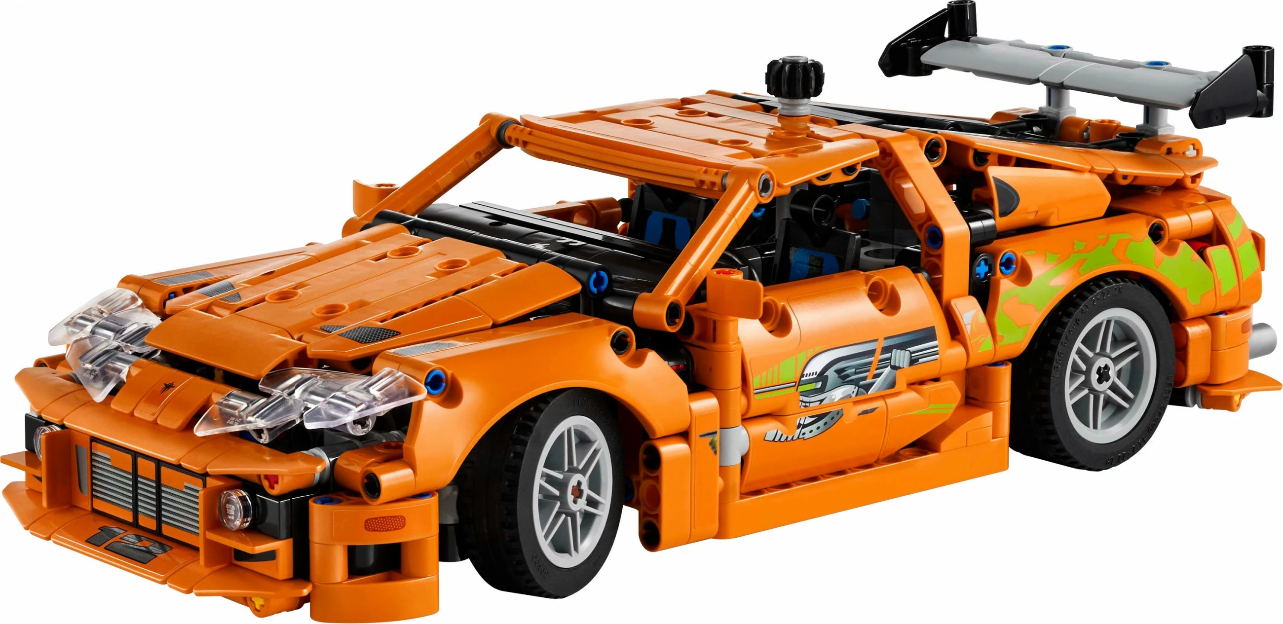 Model Toyota Supra MK4 iz filma Fast and Furious, LEGO komplet 810 delov, plastika, večbarven