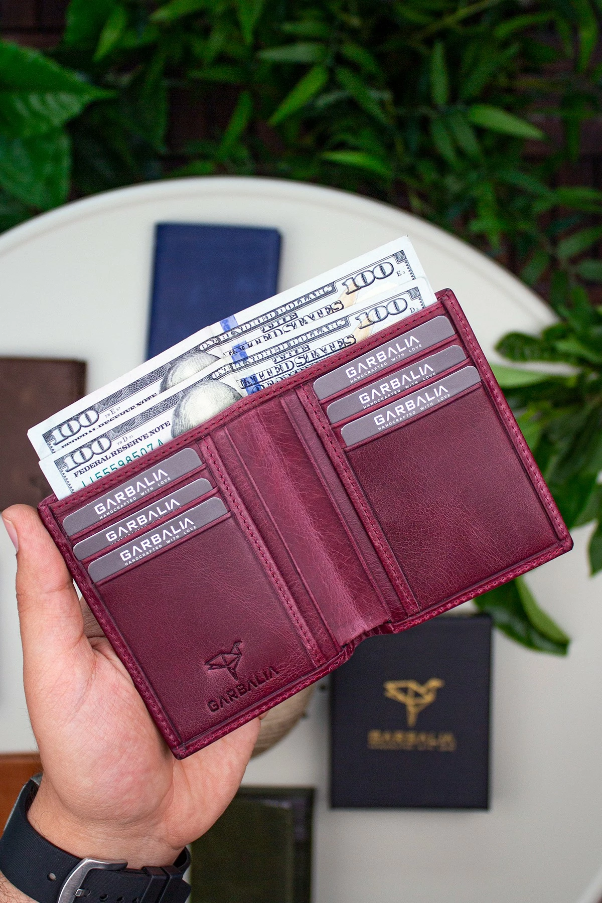 Držalo za kartice, rdeče Claret, Zoozie Bags, Utah