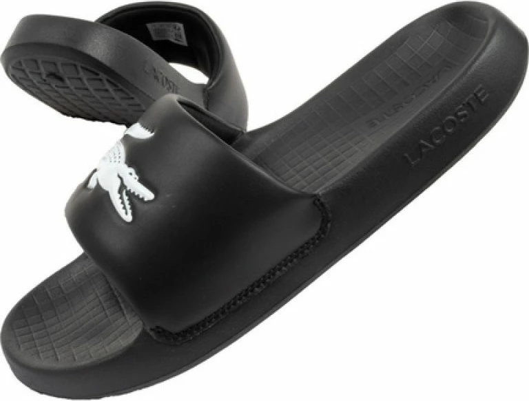 Copati za moške Lacoste Serve Slide W 02312, črni