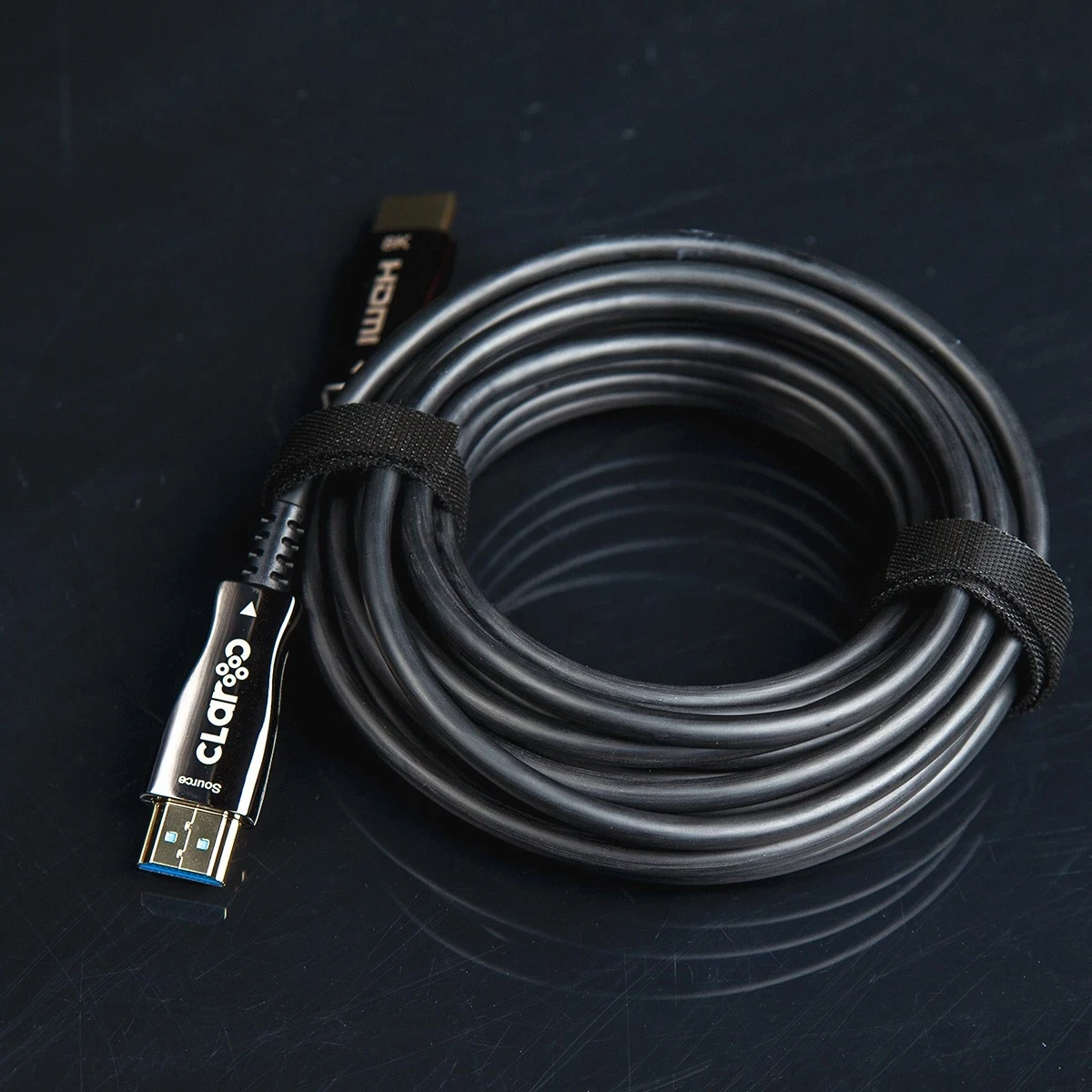 HDMI kabel 2.1 AOC 8K 120Hz 30 m, Claroc, črn
