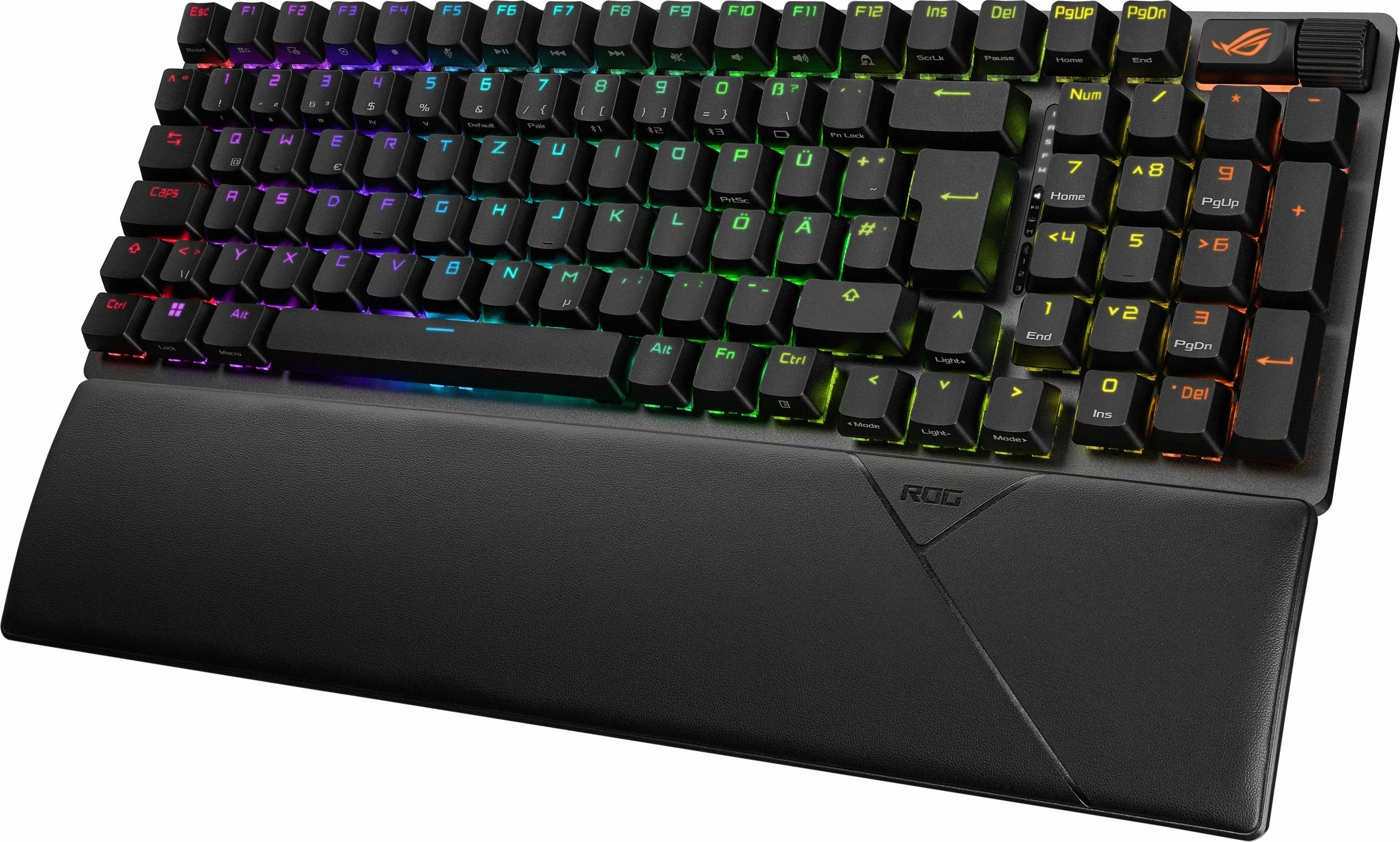 Mehanična gaming tipkovnica ASUS ROG Strix Scope II 96 Wireless, RGB, QWERTZ, črna