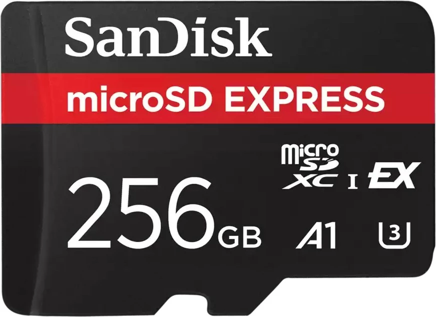 Kartica pomnilnika microSD Express 256GB Sandisk, črna