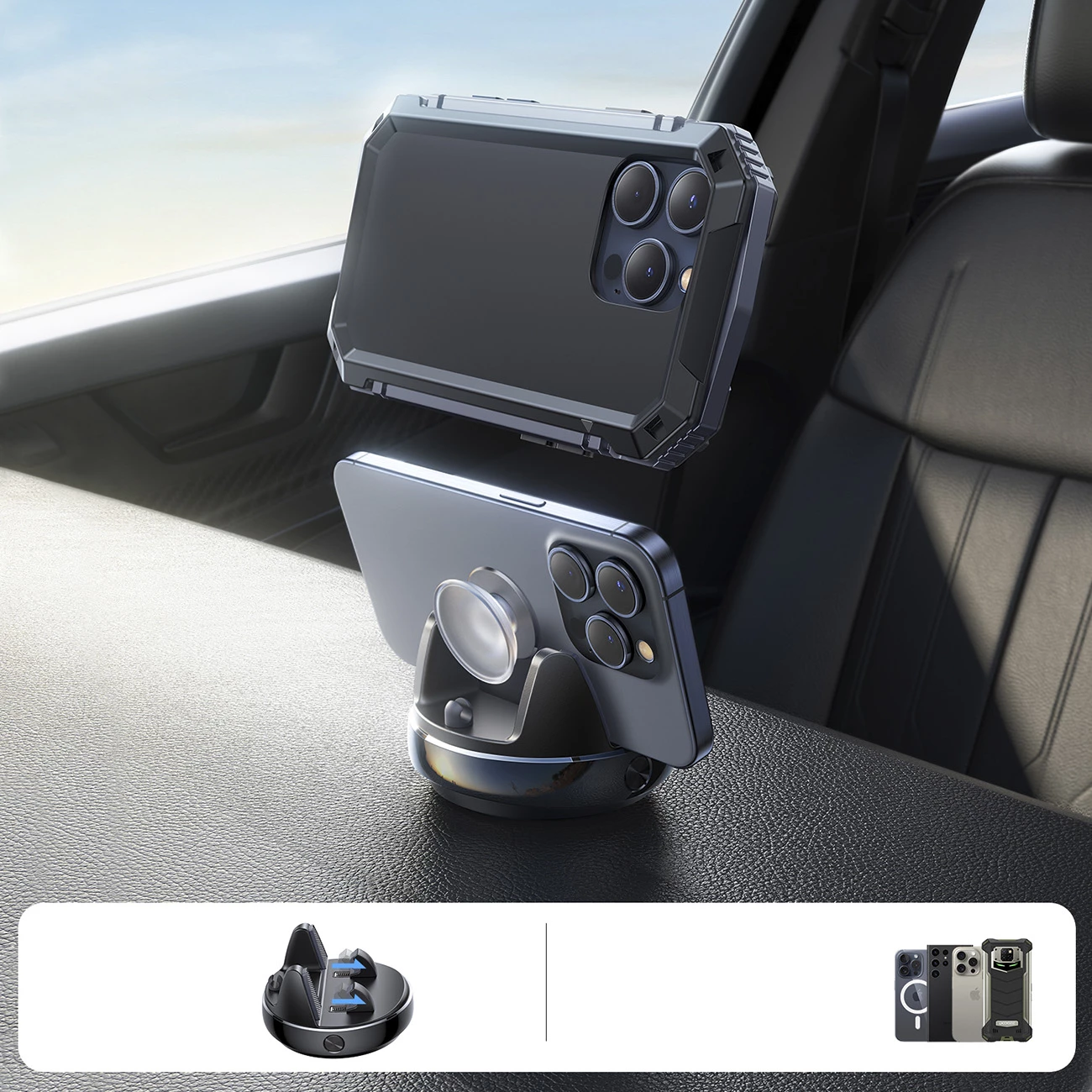 Držalo za telefon za avto Joyroom JR-ZS330, črno