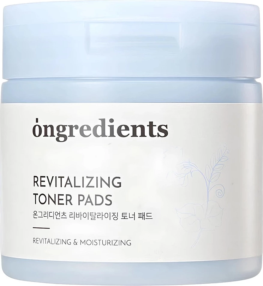 Tonirne blazinice za obraz Ongredients Revitalizing Toner Pads, 60 kosov