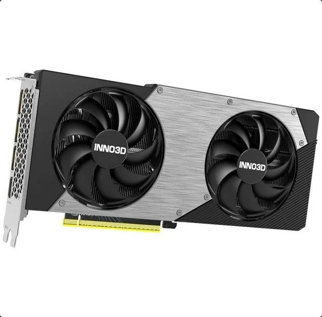 Grafična kartica INNO3D GeForce RTX 5060 Ti TWIN X2, 16 GB, siva