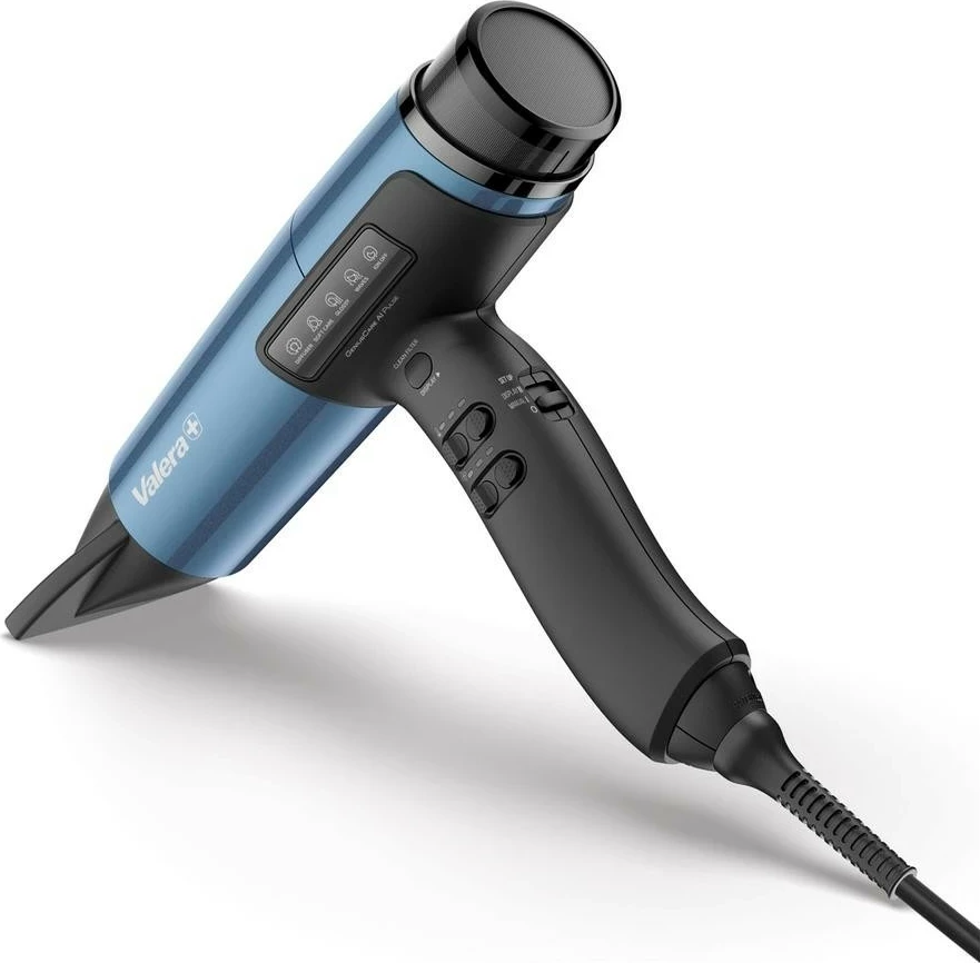 Sušilnik za lase GeniusCare AI Pulse, Valera, 2400 W, ionizacija, LCD zaslon, moder