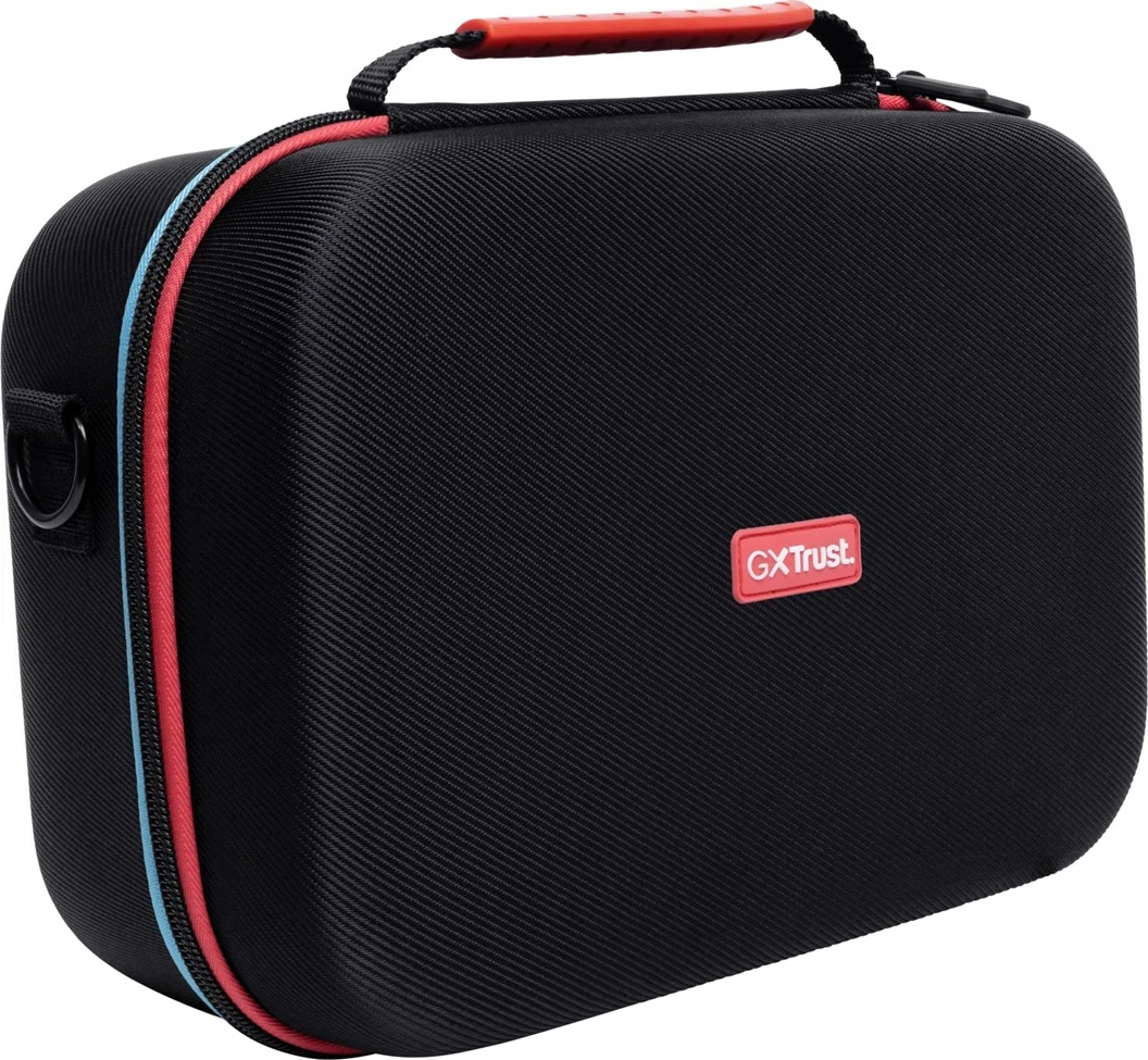 Zaščitna torbica za Nintendo Trust GXT 1247, črna, modra, rdeča