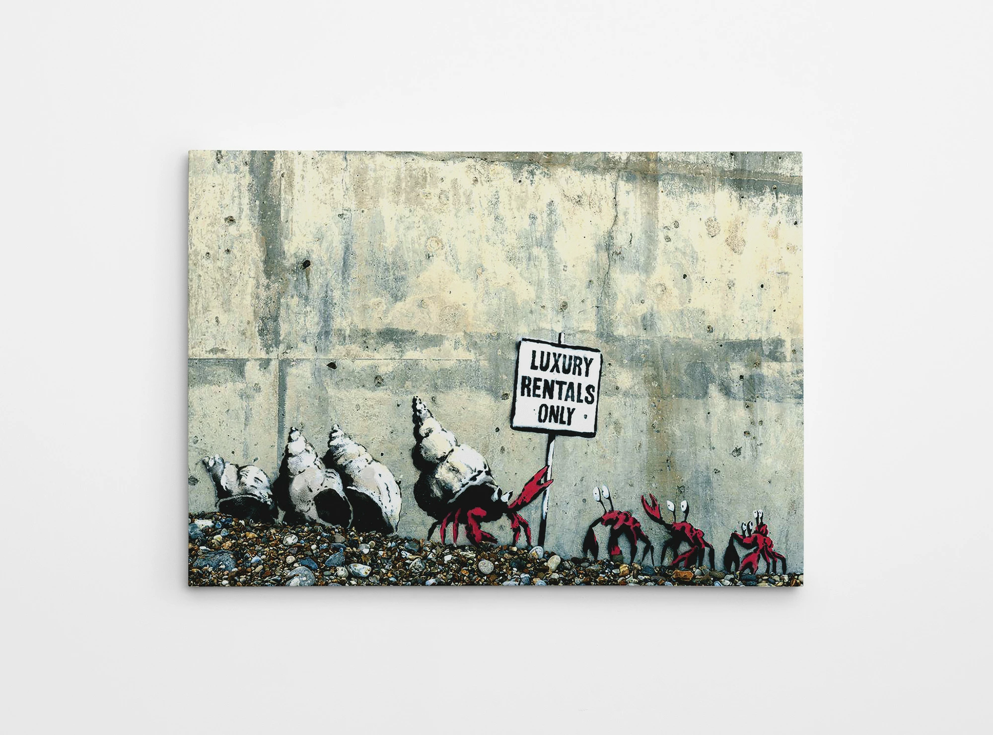 Dekorativna slika na platnu, Banksy, večbarvna, WY41, 50 x 70 cm