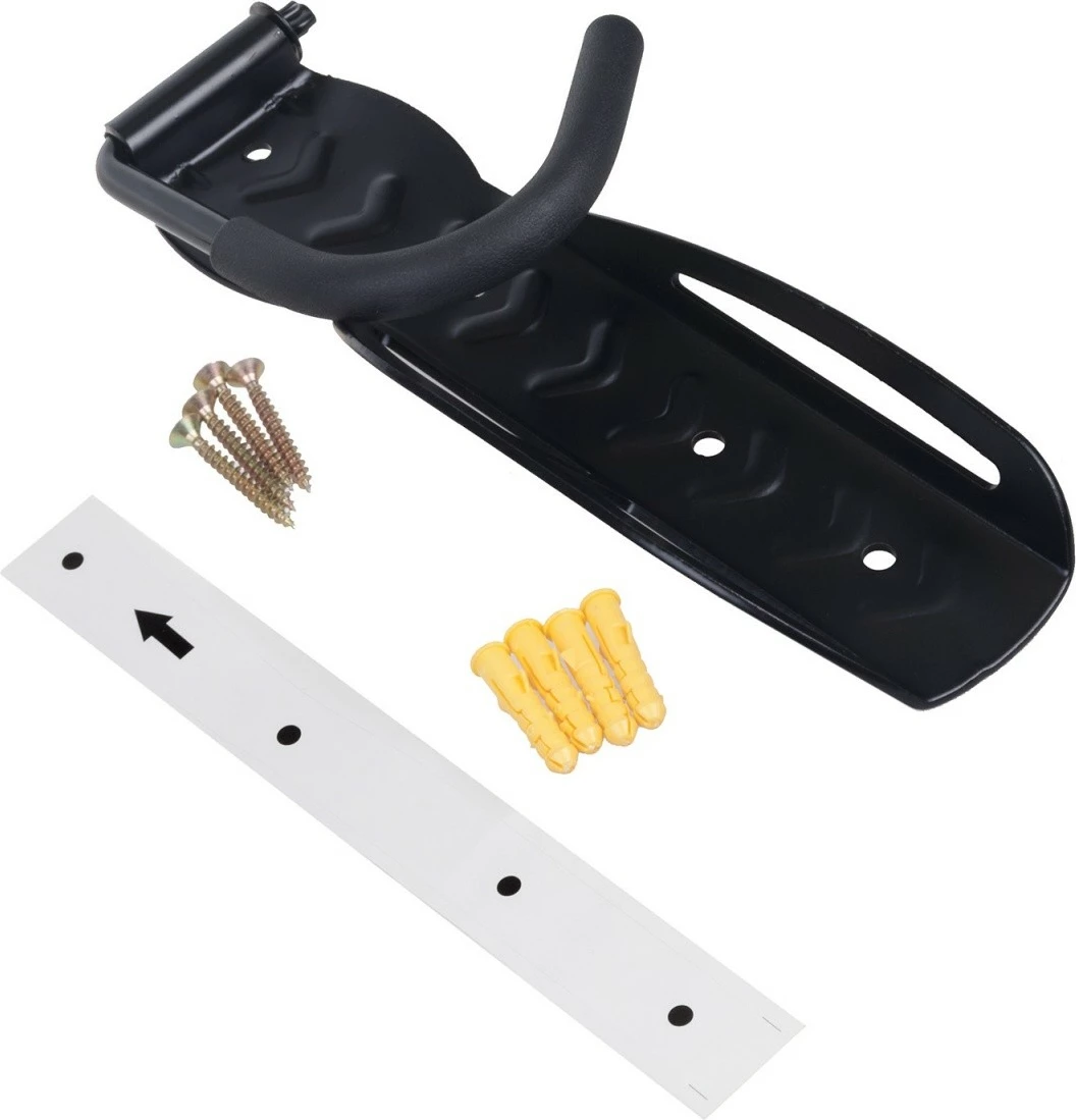 Stenski nosilec za kolo Maclean MC-432, jeklo, črn