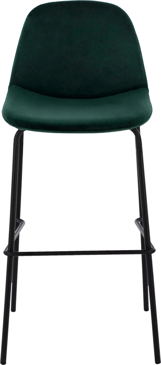 Stol VINCENT FH8579.13 ŽAMET ZELEN IN KOVINSKI OKVIR 56,5x47x106 cm, set 4 kosov