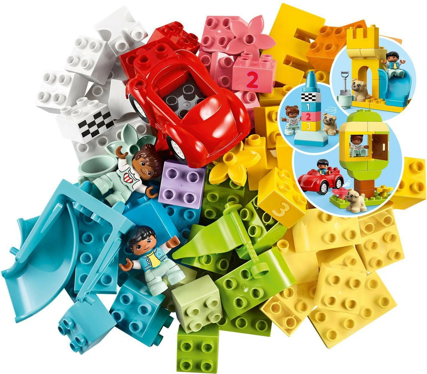 Komplet kock LEGO DUPLO Classic Deluxe Brick Box 10914, 85 kosov, večbarven