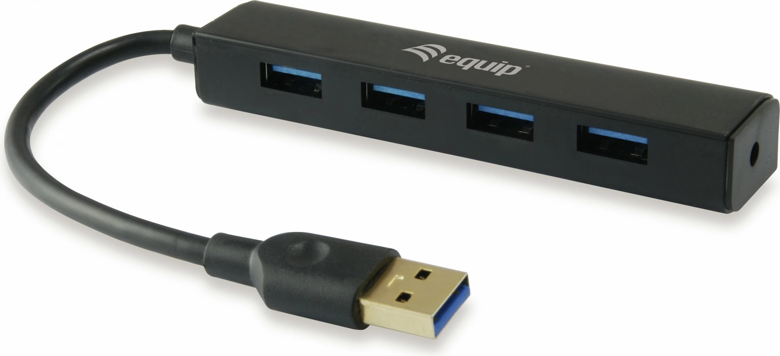 USB razdelilec Equip 128953, 4 vrat, USB 3.2 Gen 1, 5000 Mbit/s, plastika, črn