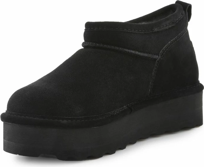 Retro kratki škornji BearPaw, črni