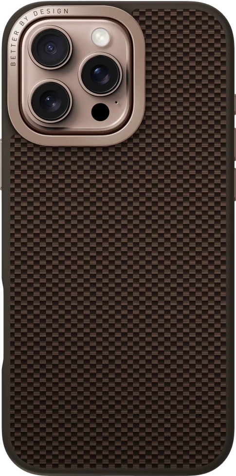 Ohišje z držalom za kamero UNIQ Keva Max Magclick za iPhone 16 Pro, rjavo