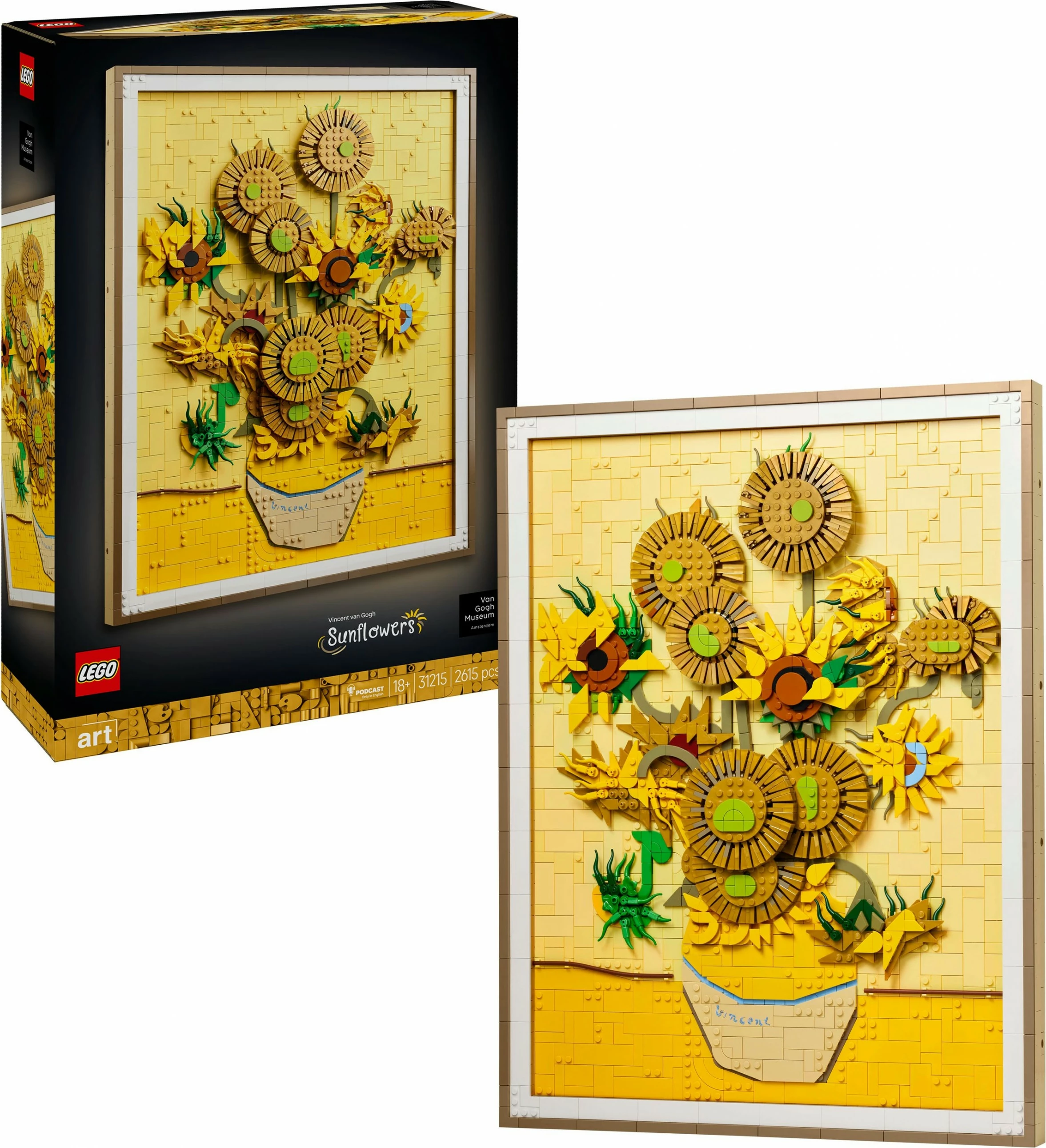 Sestavljanka umetniško delo 31215 Vincent van Gogh Sončnice, večbarvna