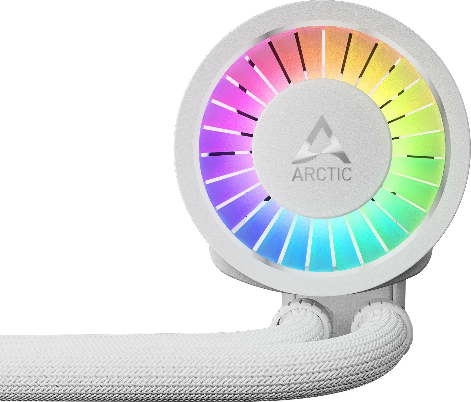 Vodeno hlajenje za procesor ARCTIC Liquid Freezer III Pro 360 A-RGB, 3 ventilatorji 12 cm, belo