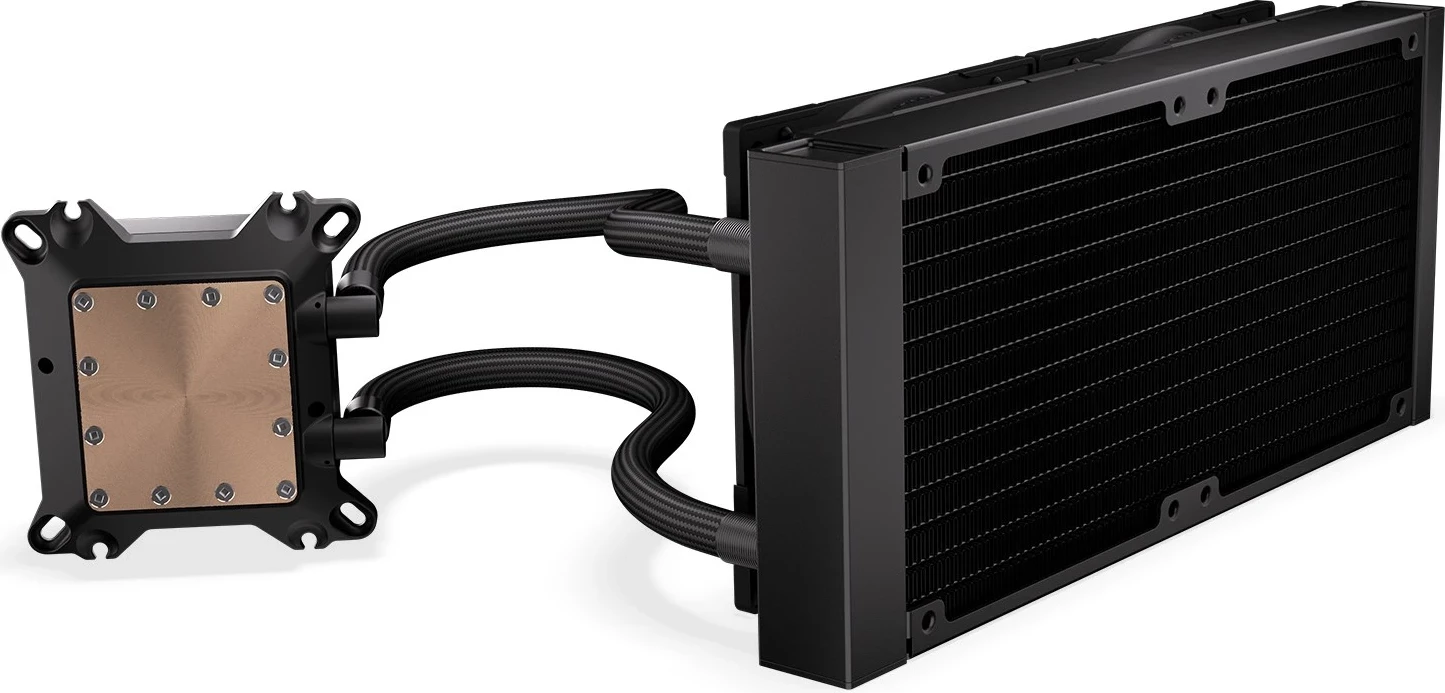 Hladilnik z vodnim hlajenjem za procesor ENDORFY Navis F240 ARGB, 24 cm, črn