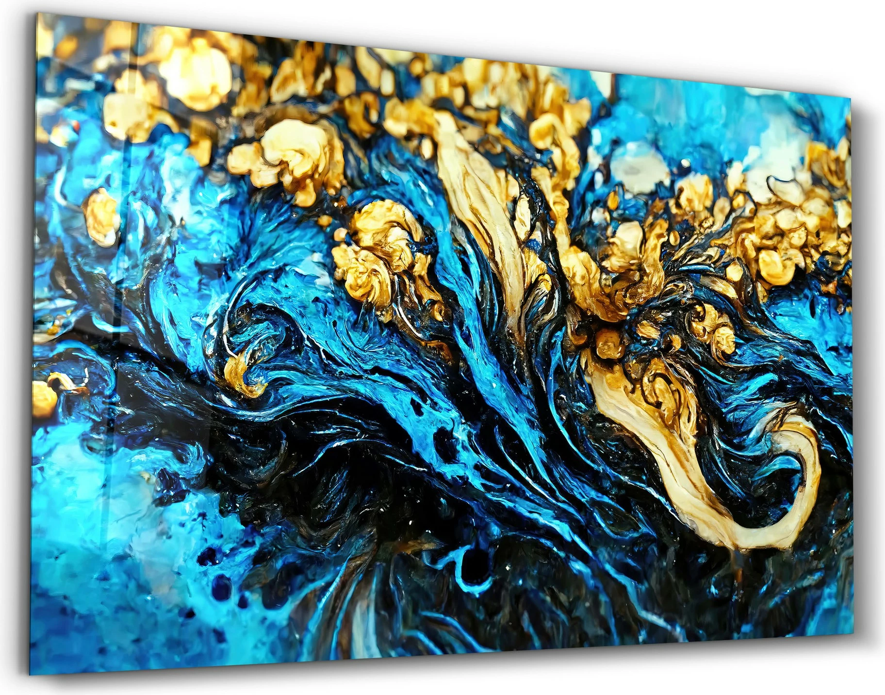Dekorativna večbarvna slika iz kaljenega stekla, SPR-1338, 70 x 110 cm