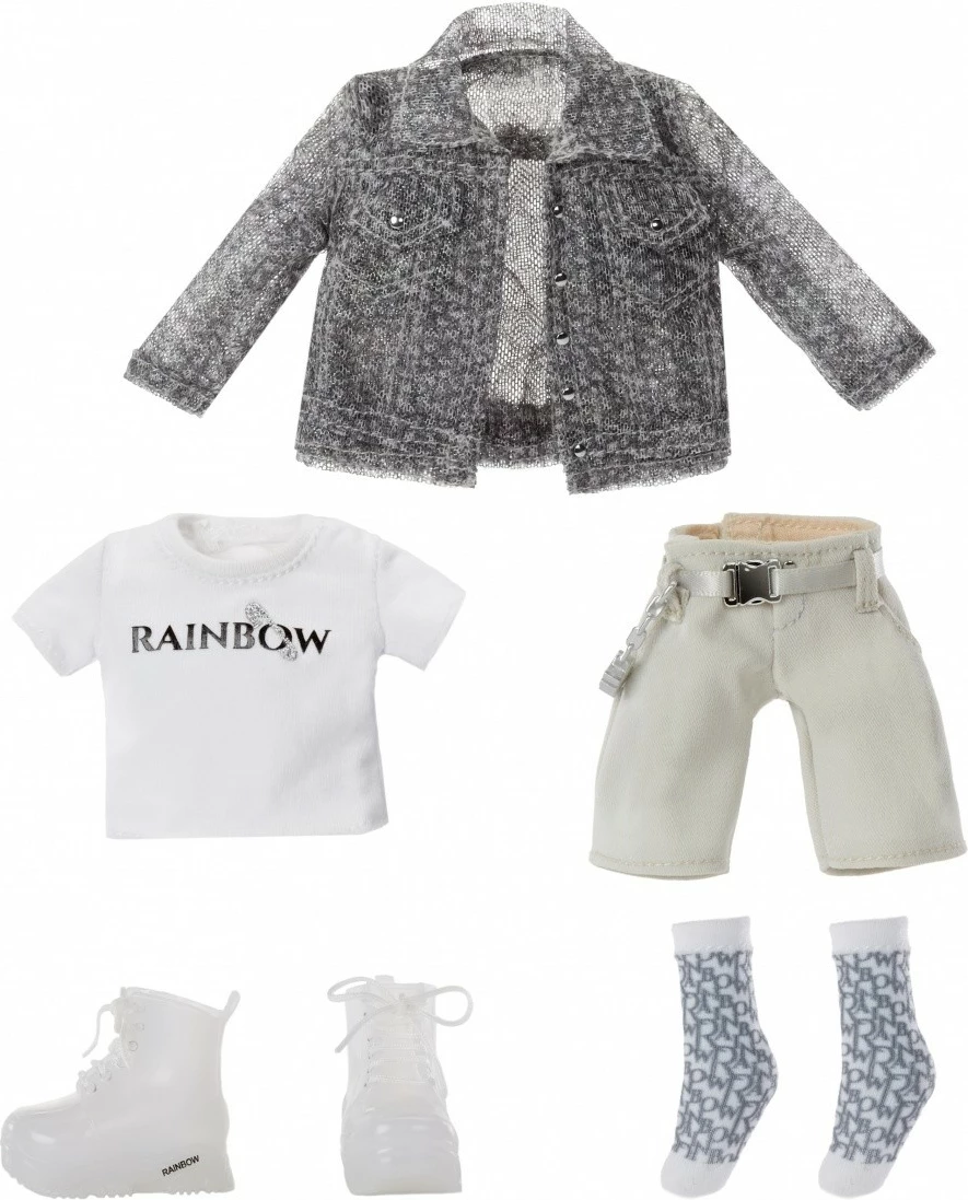 Modna lutka Rainbow High Aidan Russell, MGA, z dodatki