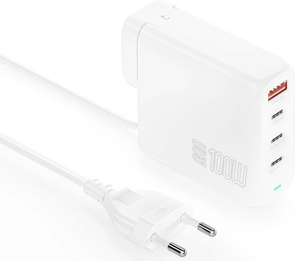 Universalni polnilec 4smarts 545100, 100W, 3 USB-C, 1 USB-A, notranji, AC