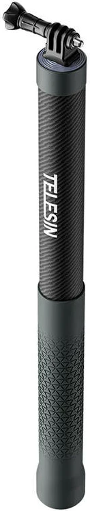 Selfie palica Telesin GP-MNP-300-3, 3 m, ogljikova vlakna, za kamere in telefone, črna