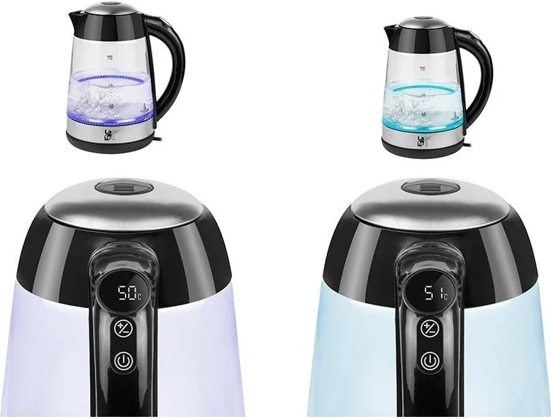 Električni grelnik vode, 1,7 L, črn in srebrn Lafe Run CEG015