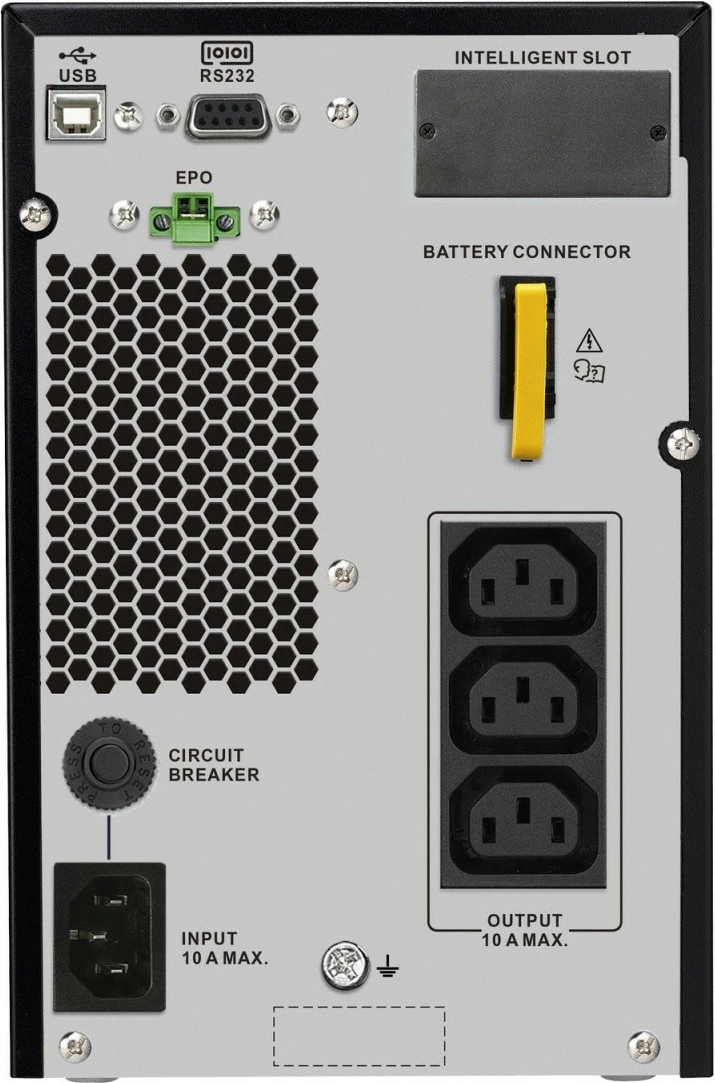 Računalniško ohišje UPS, 1000 VA, 900 W, stolp, črn, APC Easy UPS SRV1KI-E