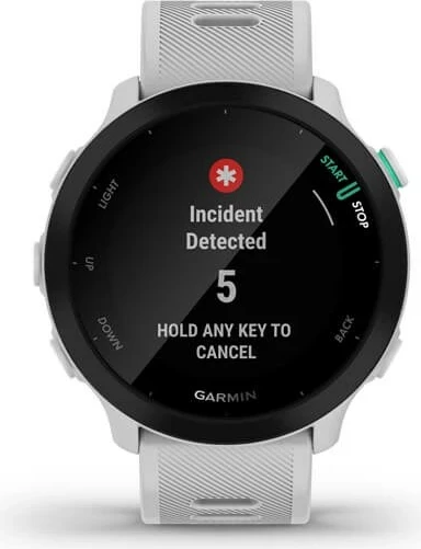 Pametna ura Forerunner 55, 42 mm, GPS, iOS, Garmin, bela