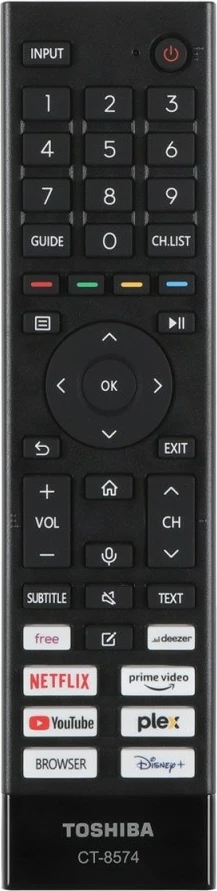 Ultra HD/4K Smart TV 43 inč, Toshiba 43UV3F63DG, črn