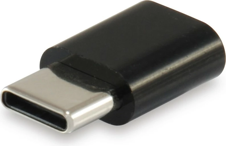 Adapter USB Type-C v Micro USB, Equip, črn