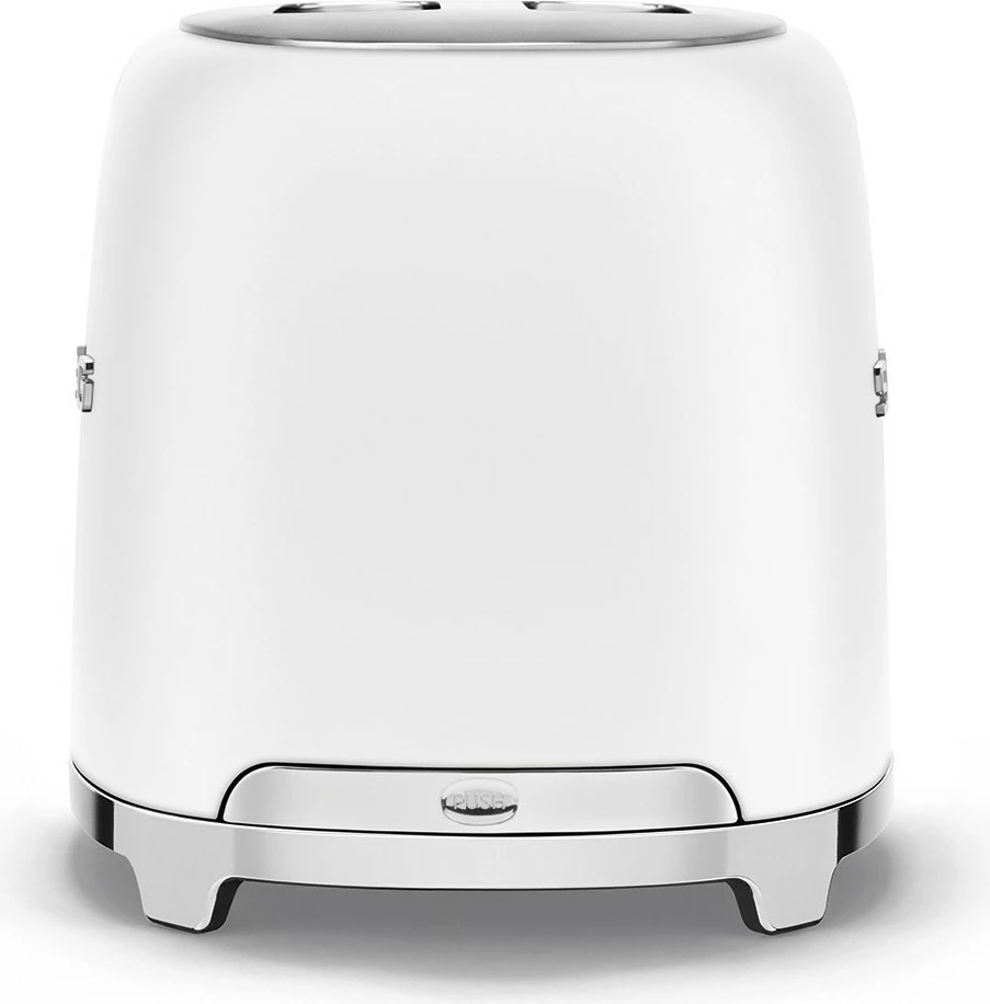 Toster SMEG TSF01WHMEU, 2 rezini, 950 W, mat bela