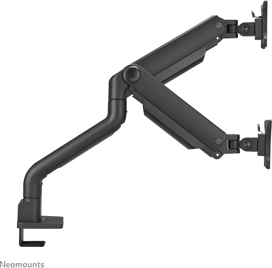 Kavelj za dva monitorja Neomounts Newstar DS70S-950BL2, s sponko in grommetom, do 18 kg, 43,2 cm (17") / 88,9 cm (35"), 100 x 100 mm, črn
