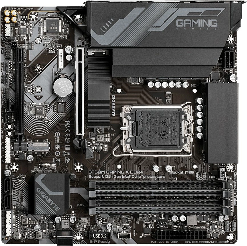 Plošča za računalnik Gigabyte B760M Gaming X DDR4