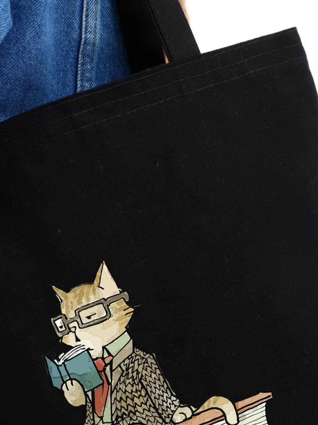 Tote torba Pauldavis, črna, Zoozie Bags, 35 x 40 x 8 cm
