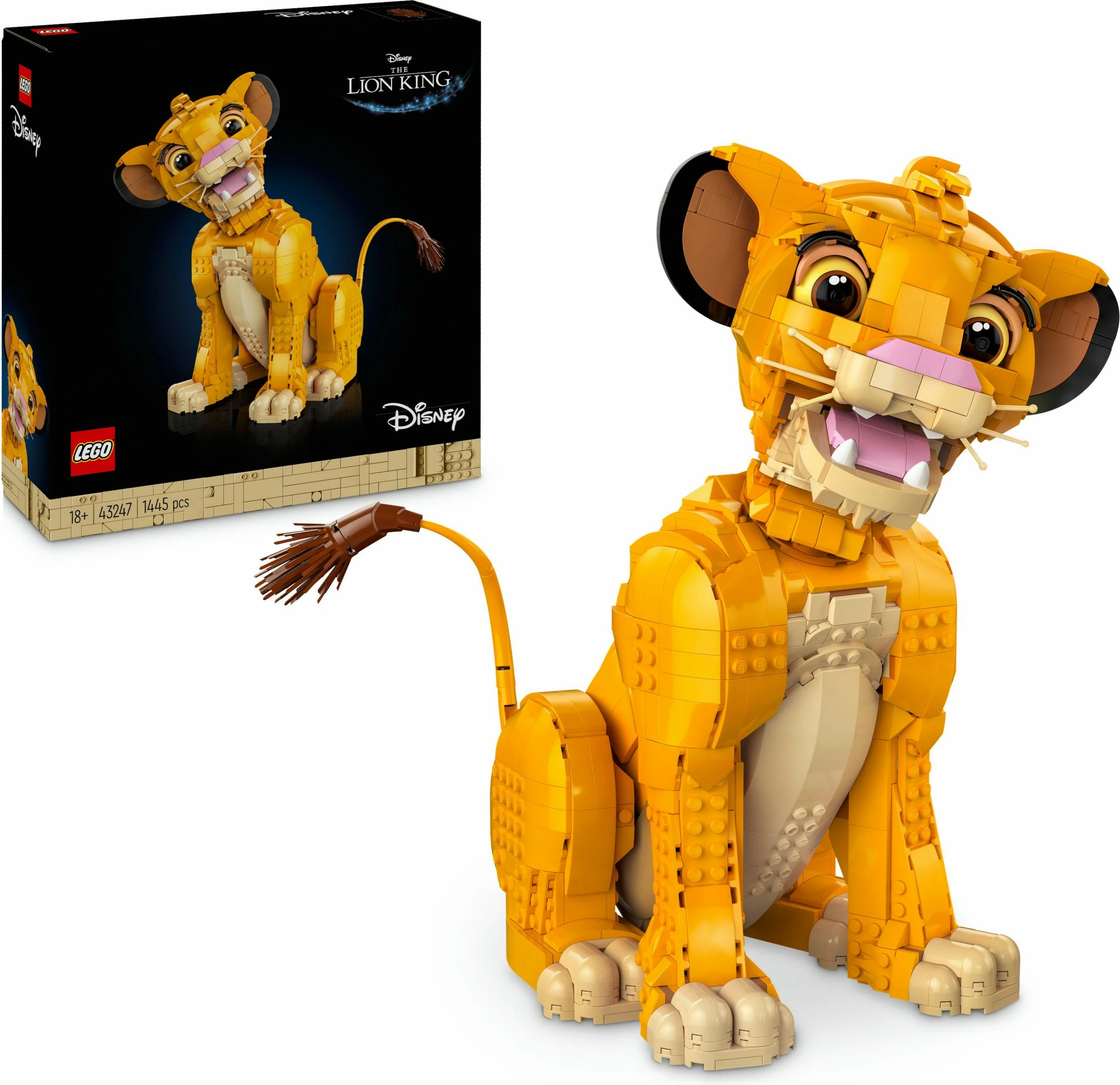 Set za sestavljanje Mlad Simba (The Lion King), LEGO, 1445 kosov, plastika, večbarven
