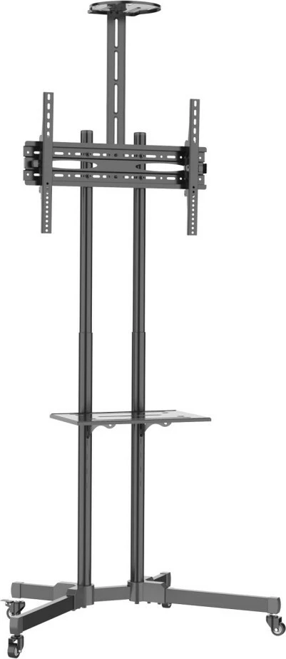 Premično stojalo za TV, 37–70 inč, 50 kg, 2 police Techly 364477, črno