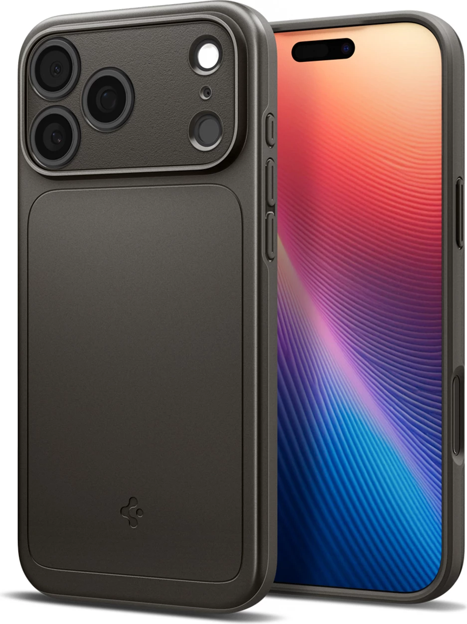 Tanek zaščitni ovitek MagSafe za iPhone 17 Pro, Spigen, siva