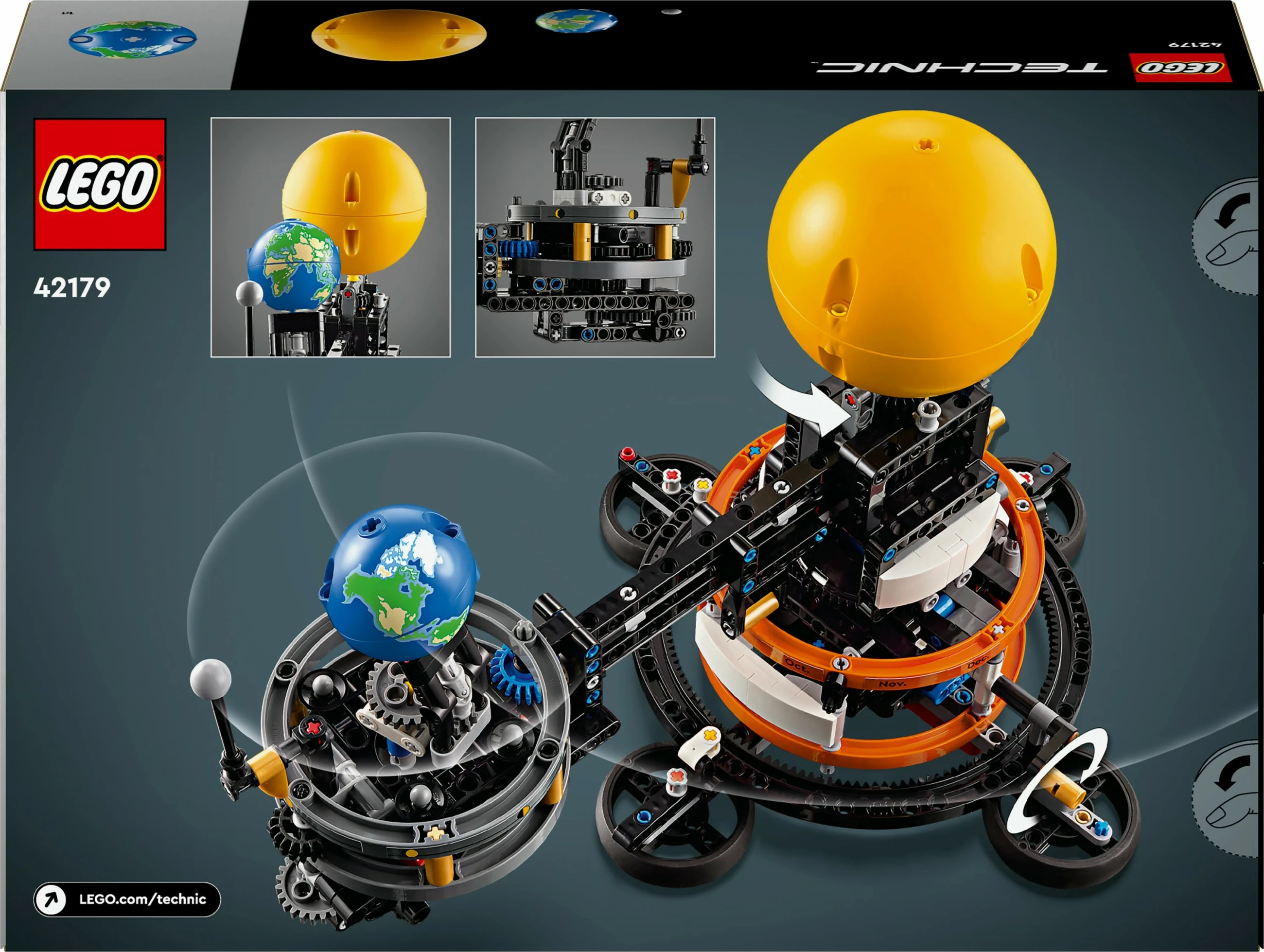 Model Sonce-Zemlja-Luna, LEGO Technic 42179, večbarven