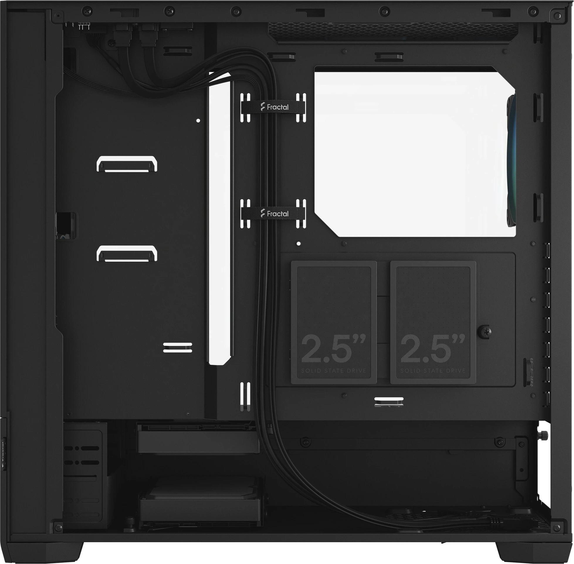 Ohišje Fractal Design Pop Air, Tower, PC, ATX, micro ATX, Mini-ITX, črno